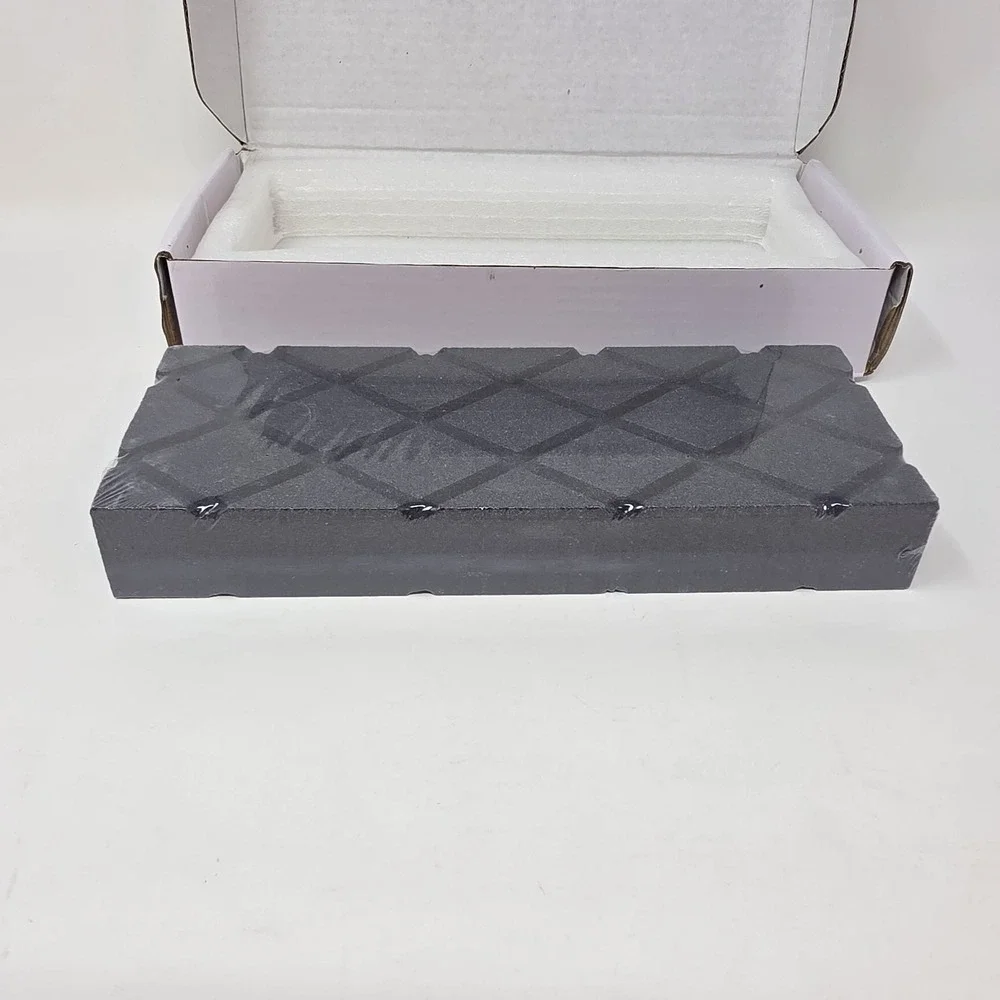 New Sharp Pebble Dual Grit Flattening Stone ~ 120/320 Grit ~ Silicon Carbide